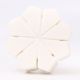 Stone Flower Shaped White Drawer Knob