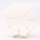 Stone Flower Shaped White Drawer Knob