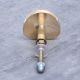 Golden and White Drawer Knob Made of Mother of Pearl