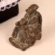 Antique Brown Brass Chinese God Statue for Decor