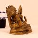 Handmade Lord Vishnu Resting on Sheshnag Brass Statue