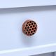 Black and Brown Round Wooden Cabinte Knob for Kids Drawer