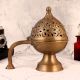 Premium Brass Incense Burner in Jali Work