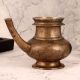 Handmade Brass Water Pot with Spout for Decor