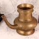 Brass Water Pot with Spout in Vintage Finish