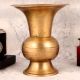 Handcrafted Traditional Brass Flower Pot for Decor