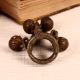 Handcrafted Vintage Tribal Brass Ring for Decoration
