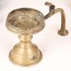 Antique Brown Brass Aarti Lamp for Home Decor