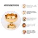 Golden Brass Flower Shape Lamp Diya for Diwali Decoration