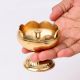 Golden Brass Flower Shape Lamp Diya for Diwali Decoration