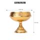 Round Golden Vintage Brass Oil Lamp for Decor