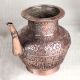 Handcrafted Copper Water Pot with Spout for Decor