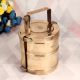 Indian Vintage Brass Tiffin Box for Home & Office Decor