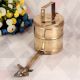 Indian Vintage Brass Tiffin Box for Home & Office Decor
