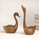 Handmade Decorative Brass Duck in Pair of 2