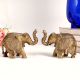Handcrafted Brass Elephant for Decoration in Pair of 2