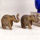 Handcrafted Brass Elephant for Decoration in Pair of 2