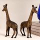 Decorative Finest Brass Giraffe in English Art in Pair of 2