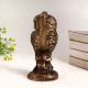 Handmade Antique Brown Brass Owl Statue for Decor