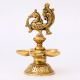 Handmade Finest Brass Peacock Oil Lamp for Decoration