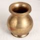 Antique Brown Brass Holy Water Pot in South Indian Art
