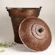 Islamic Art Copper Bucket for Home & Office Decoration