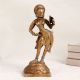 Handcrafted Brass Statue of Lady Standing for Decoration