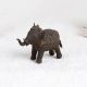 Handmade Jali Work Elephant Brass Statue for Decor