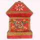 Hut Shape Beautiful Wooden Box for Home Decoration