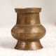 Vintage South Indian Brass Water Pot with Spout for Decor