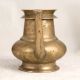 Handcrafted Brown Finish Holy Water Pot with Spout