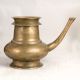 Handcrafted Brown Finish Holy Water Pot with Spout