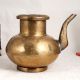 South Indian Art Water Pot with Spout Made of Brass