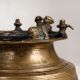Vintage Brass Holy Pot with Nandi and Lingam for Decor