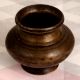 Antique Brown Brass Water Pot for Flower Decoration