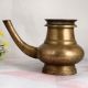Sturdy Brass Holy Water Pot with Spout for Home Decor