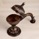 Antique Brown Finest Brass Camphor Burner for Home