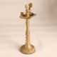 Beautiful Peacock Brass Oil Lamp in Antique Golden Finish