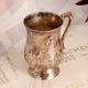 English Art Handmade Mug Made of Finest White Metal
