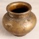 Plain Vintage Brass Holy Water Pot for Prayer Room