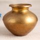 Elegant Brown Holy Water Pot Made of High-Quality Brass