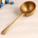 Elegant Golden Brass Holy Spoon Made of Premium Brass
