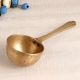 Elegant Golden Brass Holy Spoon Made of Premium Brass