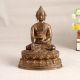 Handmade Antique Brown Lord Buddha Statue Made of Brass