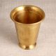 Golden Handmade Holy Glass Made of High-Quality Brass