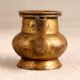 Vintage South India Brass Holy Water Pot with Spout for Decor
