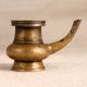 Vintage South Indian Brass Sagar Pot with Spout for Decor