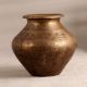 Beautiful Engraved Brass Holy Water Pot in Elegant Brown Finish