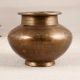 Elegant Brown Holy Water Pot Made of Brass for Prayer Room