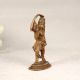 Brown Finish Lord Hanuman Statue with Long Tail Made of Brass
